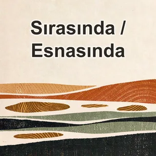 Sırasında / Esnasında